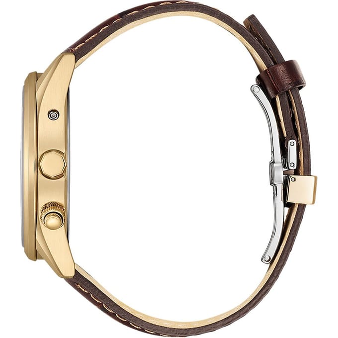 Citizen CB0273-11H Horloge - Leer - Bruin - Ø 42 mm