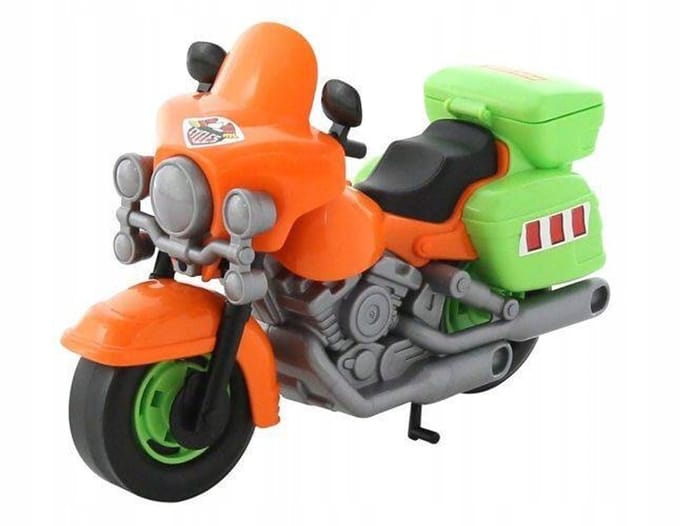 Polesie Politie Chopper Motor Speedgoed - Blauw