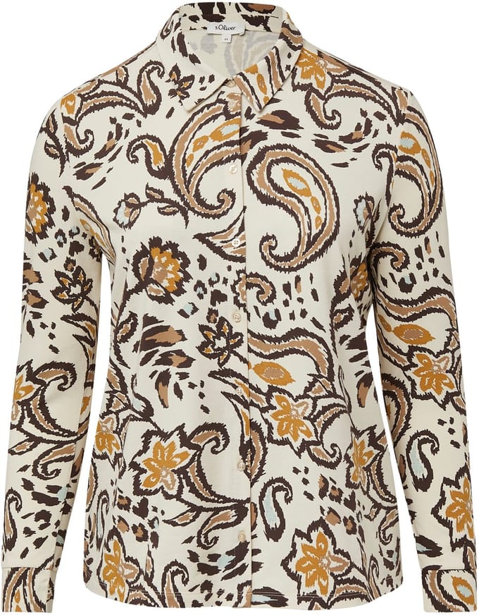 s.Oliver - female - Stretchy jersey overhemd blouse
