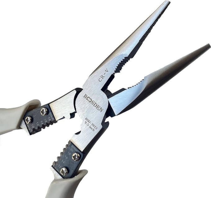 9 inch zware neus tang met zij- en draadsnijders