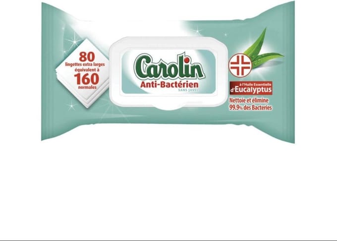 Carolin Hygiëne Grote Doekjes Eucalyptus