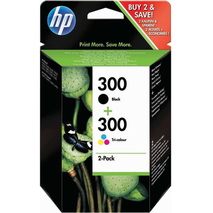 HP Inktcartridge 300 (CN637EE) Zwart + 3 kleuren Multipack