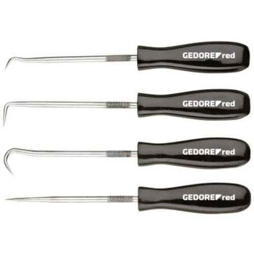 Gedore RED 3301548 Haakset voor O-ringmontage L.135mm 4-delig