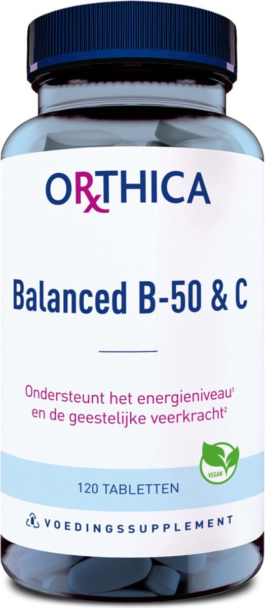 Orthica Balanced B-50 & C - Vitaminen - 120 tabletten