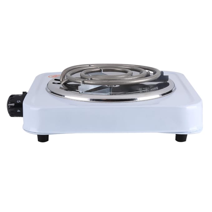 Plaque de cuisson électrique 1000 W pour cuisinière à café white