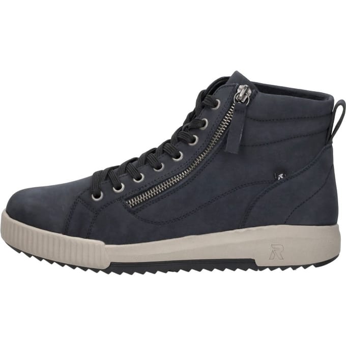 Rieker dames veterboot - Blauw - Maat 41