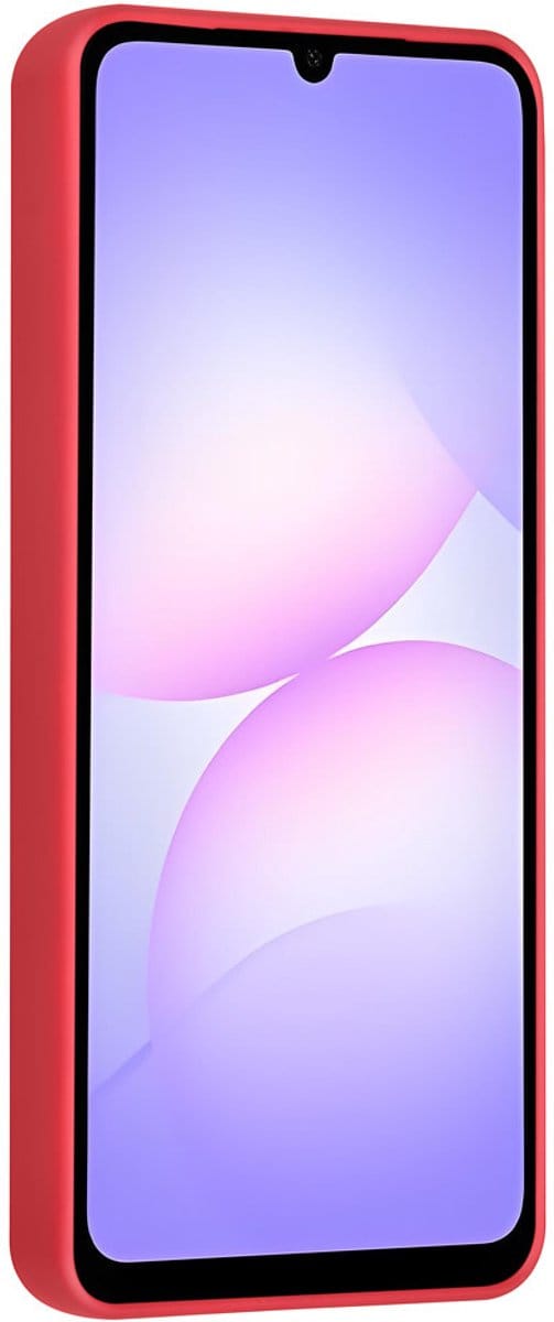 TUNIQ Back cover - Galaxy A07 - Cherry Rood - Magsafe met Ring Stand