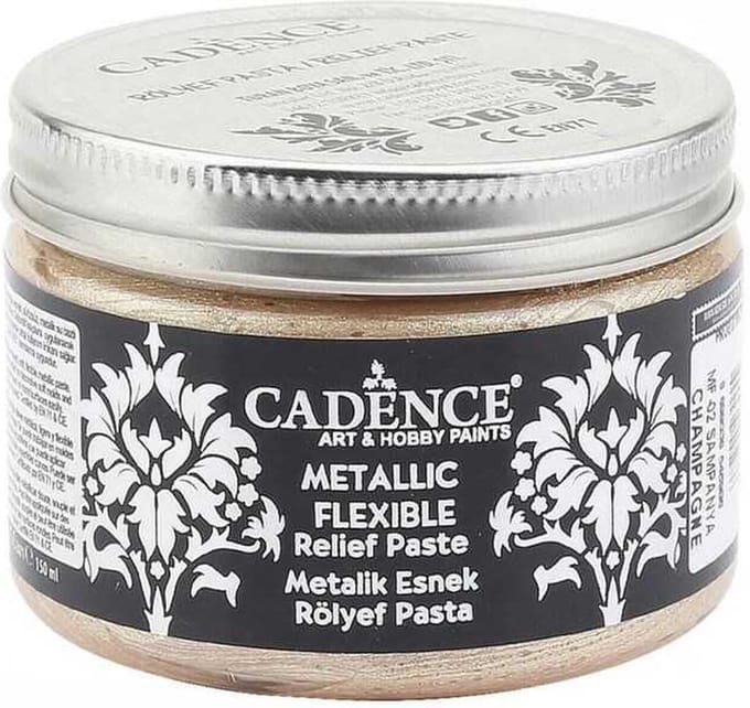 Cadence Metallic Flexible MF-02 Champagne Relief paste 150 ml