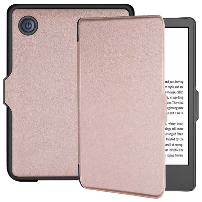 imoshion Slim Hard Case Bookcase voor de Kobo Clara 2E / Tolino Shine 4 - Rosé Goud