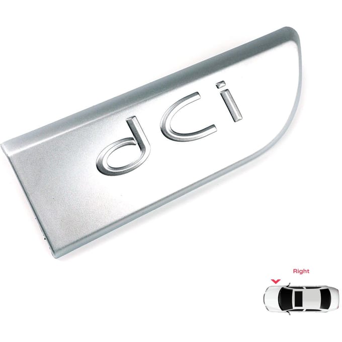 BSP562-2 Chroom DCI Badge Embleem Rechts voor Renault Megane MK2 Scenic MK2 8200717150