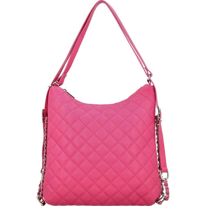 Faina schoudertas Dames fuchsia
