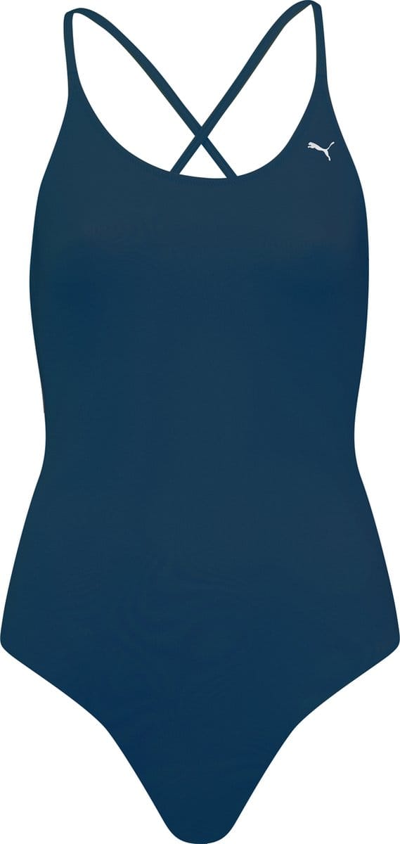 PUMA SWIM WOMEN V-NECK CROSSBACK SWIMSUIT 1P