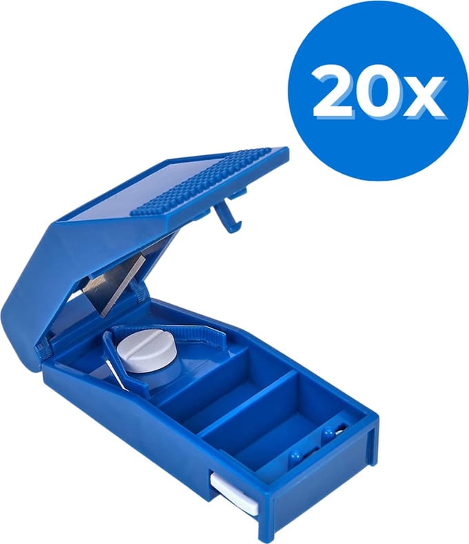 Romed pillensnijder - Set van 20 doosjes Romed