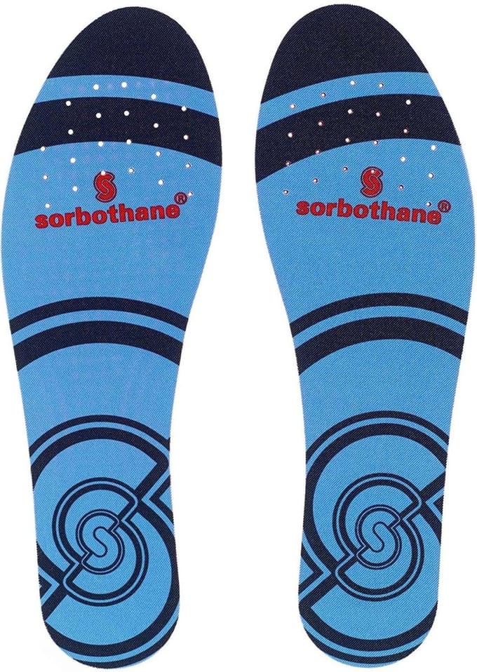Sorbothane® Full Strike schokabsorberende inlegzolen : Maat 41