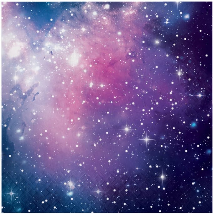 BIGIEMME SRL - 16 papieren servetten galaxy 33 x 33 cm melkweg