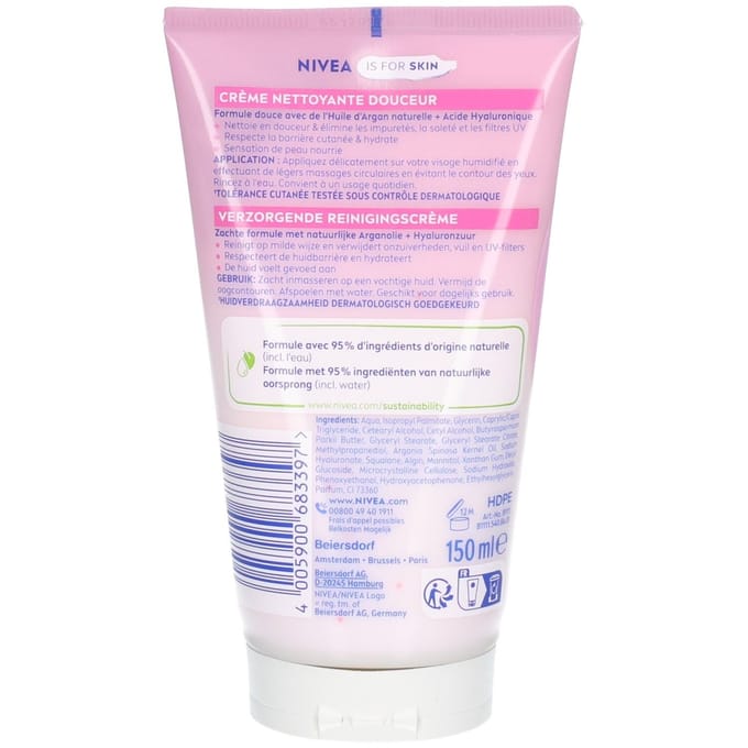 Nivea Essentials Verzachtend Reinigingscrème 150 ml
