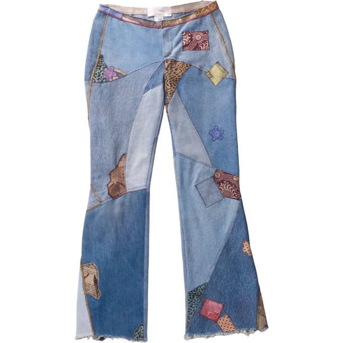 Roberto Cavalli Patchwork Jeans - jaren 2000