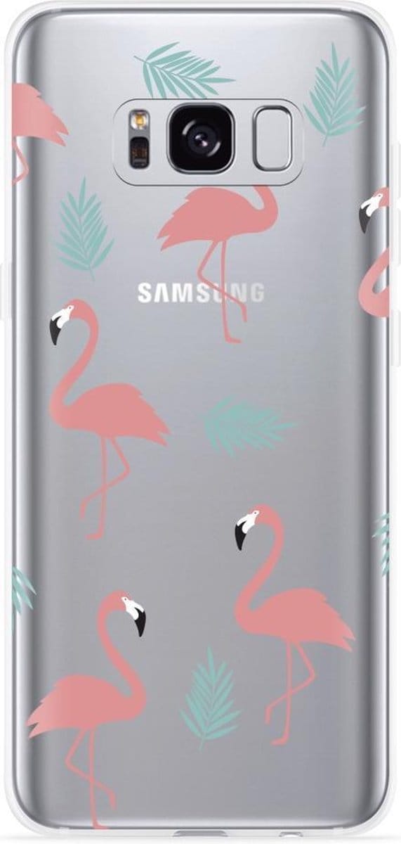 Galaxy S8 Hoesje Flamingo Pattern