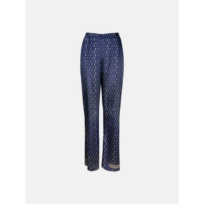 Mucho Gusto Zijden broek firenze key print