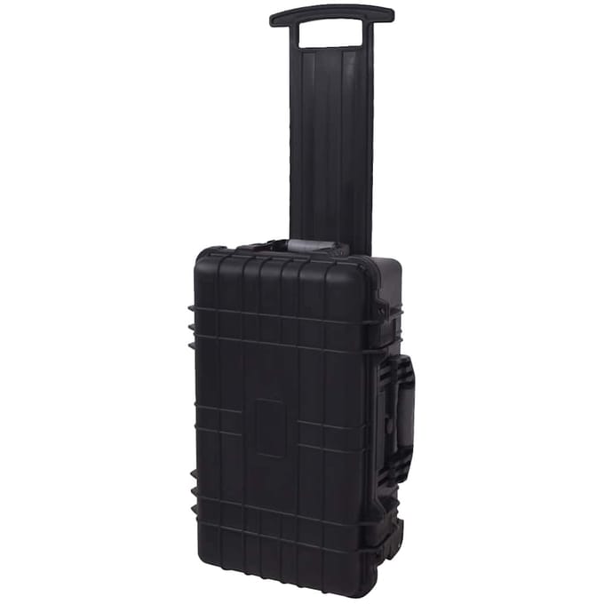 vidaXL - Hardcase - transportkoffer - met - wielen - en - schuimen - binnenkant