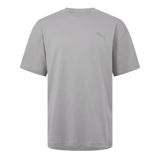 Puma Heren Elevated Crew Neck Regular T-shirt (Beton)