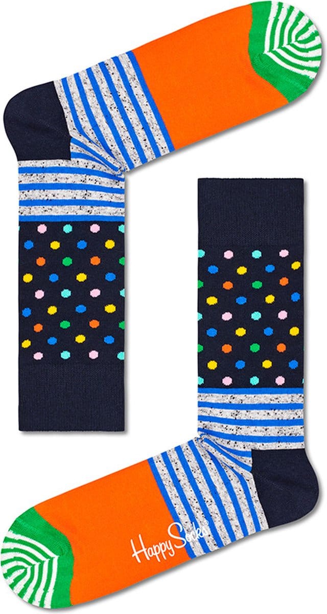 Happy Socks unisex sokken stripes & dots multi