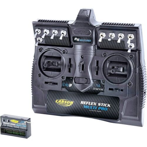 Carson Modellsport Reflex Stick MULTI PRO 14 RC handzender 2,4 GHz Aantal kanalen: 14 Incl. ontvanger