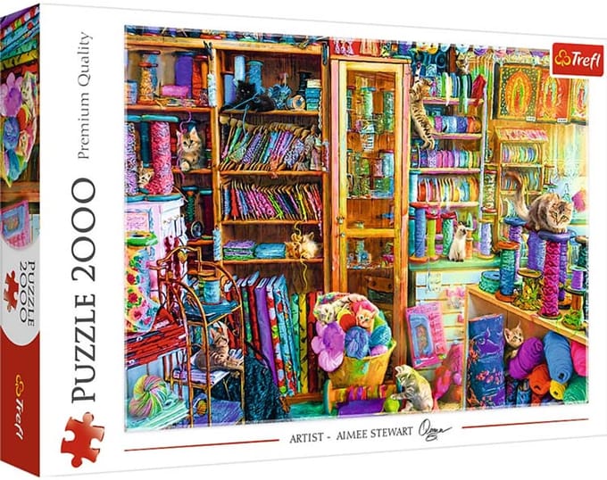 Trefl puzzel kattenparadijs 2000 stukjes premium kwaliteit.
