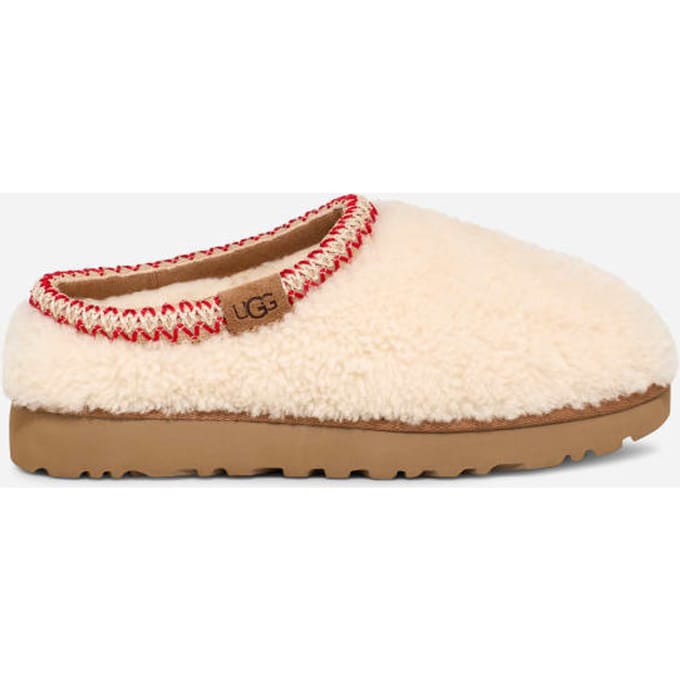 UGG® Tasman Maxi Curly in White, Maat 37, Shearling/Gerecyclede Materialen