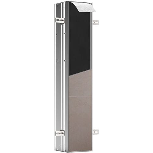 Emco asis Module Plus WC module - concealed model 15.4 x 80.3 cm, door hinge right 975611011