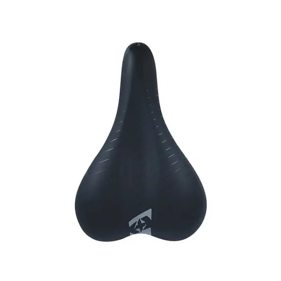 fietszadel Contour Flex dames 26,5 cm kunstleer zwart