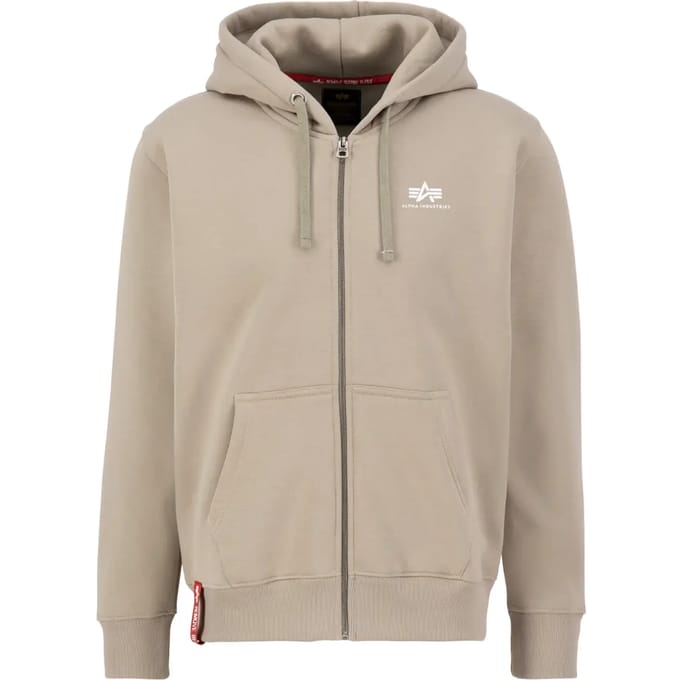 Sweatshirt Alpha Industries met capuchon en rits Basic