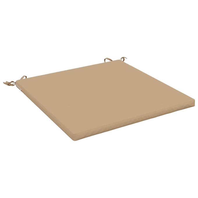 vidaXL - 1-Piece - Zitkussen - SOEST - 100% - Polyester - Zand - 80 - x - 80 - x - 3 - cm
