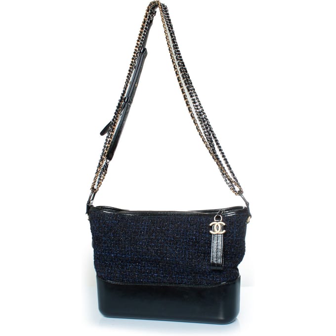 Chanel, middelgrote Gabrielle tweed crossbodytas