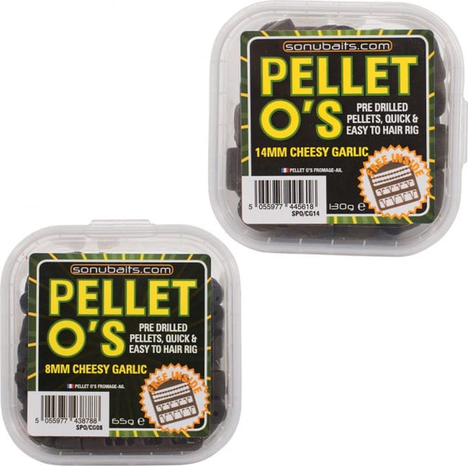 Sonubaits Pellets O's 8mm (65g) - Smaak : Cheesy Garlic