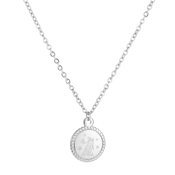 Horoscoop-Ketting-Maagd-Zilver