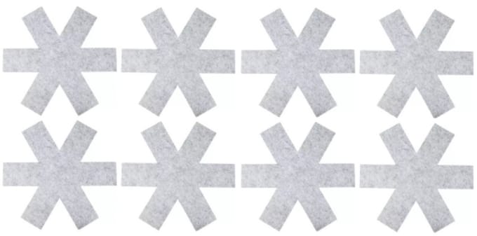 Panbeschermer - 8 stuks - Pannen en Potten - Ø 38 cm