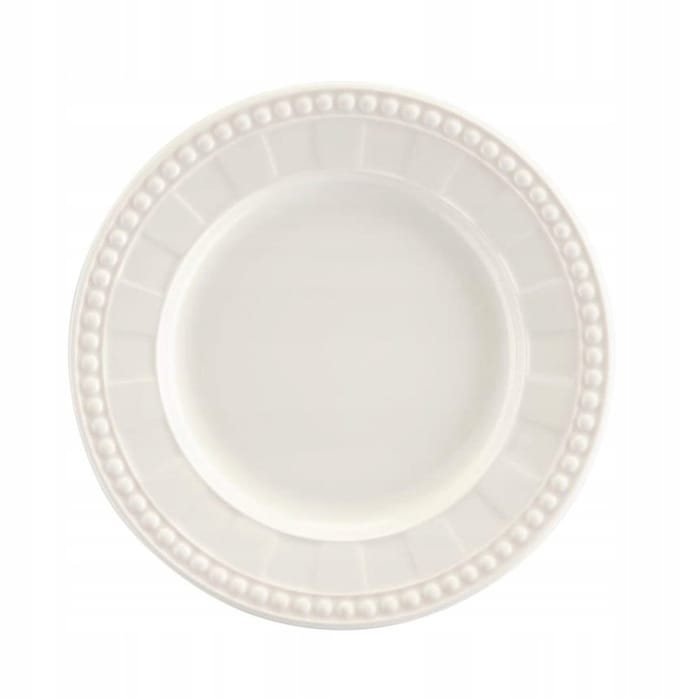 Villa Italia Venice Wit Dessertbord 21 cm - Elegant Wit Porselein