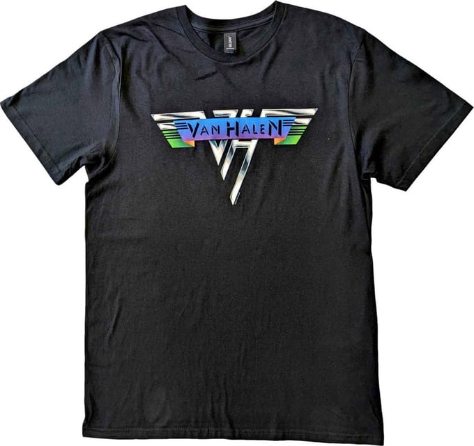 Van Halen - Original Logo Heren T-shirt - M - Zwart