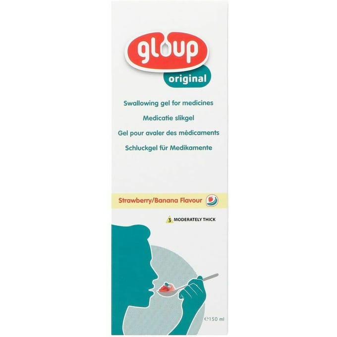 Gloup Original Strawberry Banana Tube 150ml