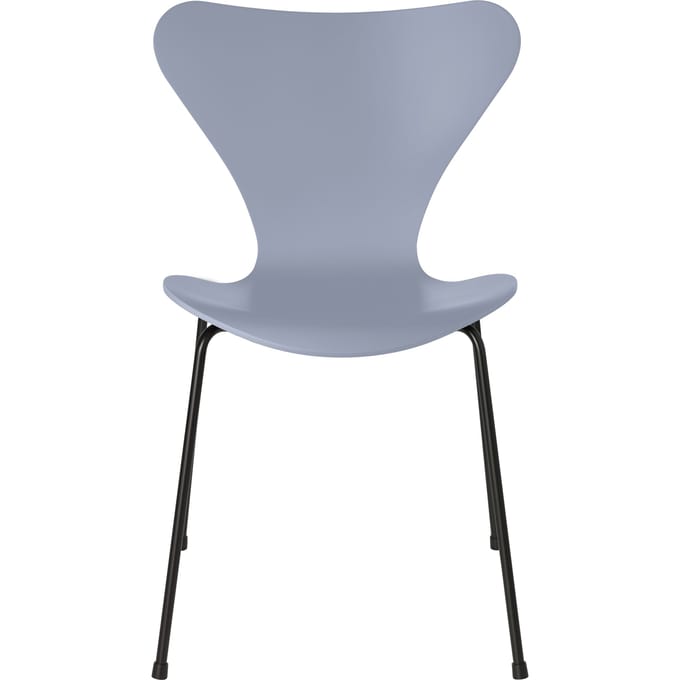 Fritz Hansen Serie 7 3107 Stoel - lak - lavendel blauw - zwart