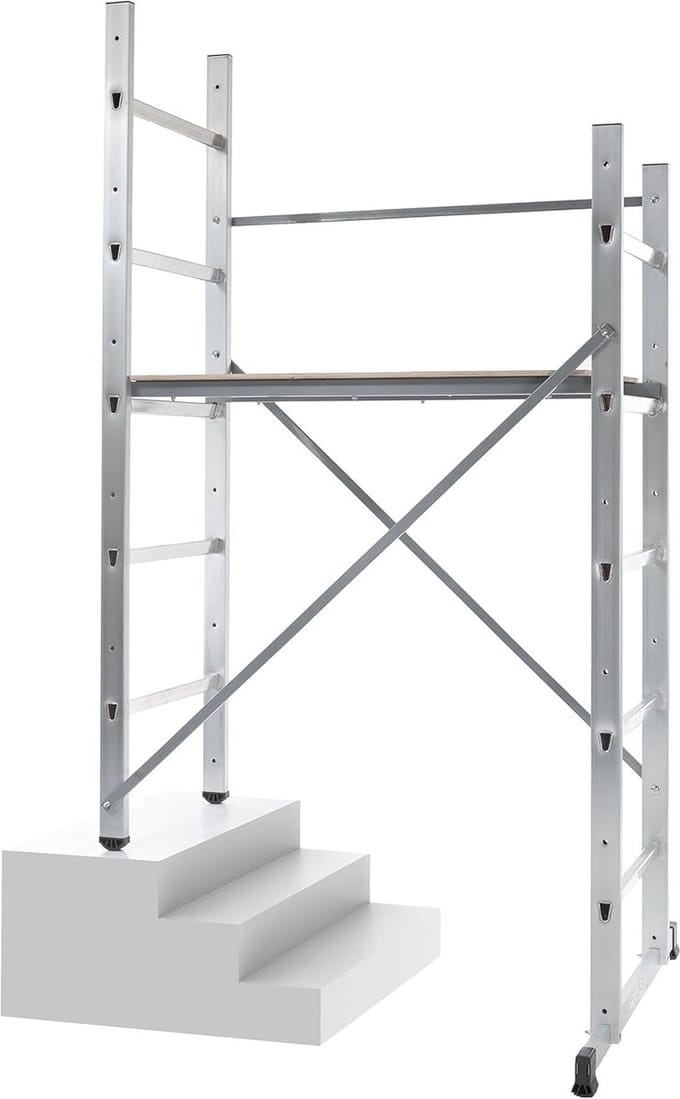 Hobby Steiger - Werkplatform - Kluswerk Binnen - Snelle Montage - 152x45x12cm - Grijs