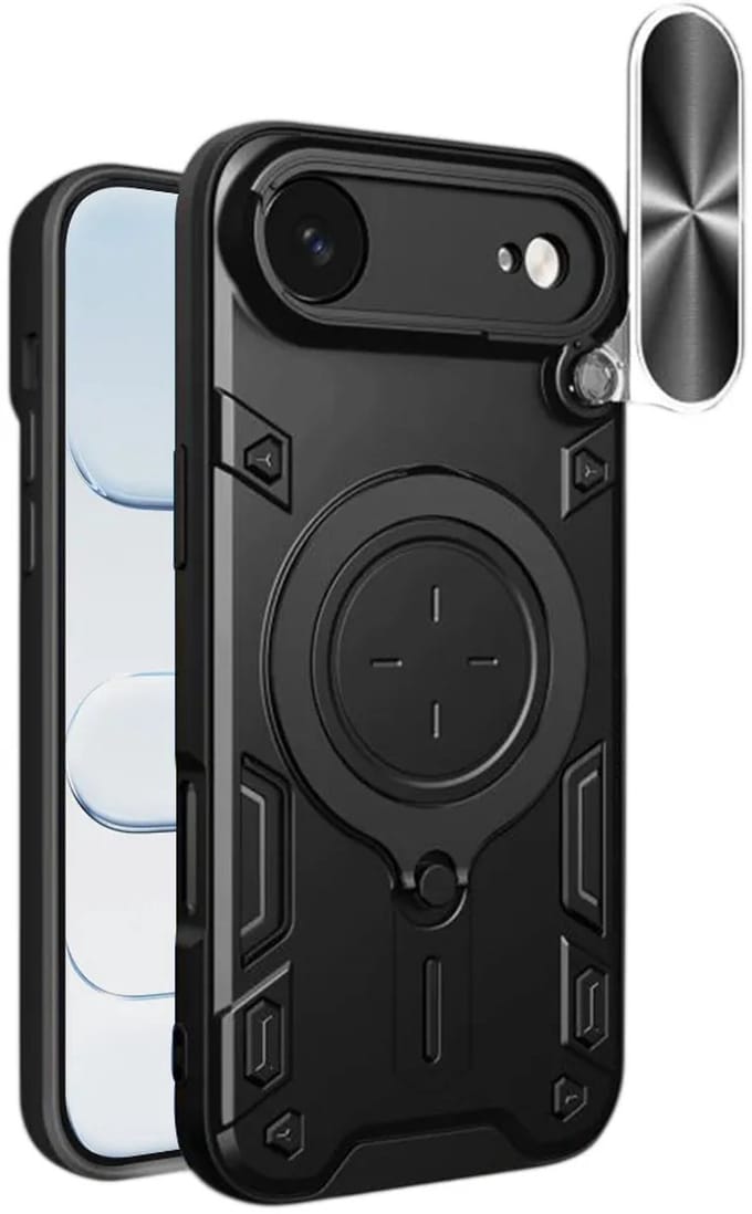 Hoesje geschikt voor Apple iPhone Air - Techsuit CamGuard Pro Back Cover - Zwart