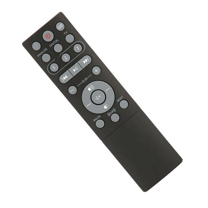 Télécommande de Remplacement Résistante à l'Usure Télécommande Sonore pour Klipsch Reference RSB 11 RSB11 RSB 14 RSB14 gray
