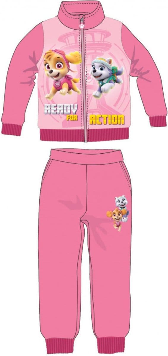 Paw Patrol Huispak - Skye Everest - Licht Roze - Maat 122 - Joggingpak