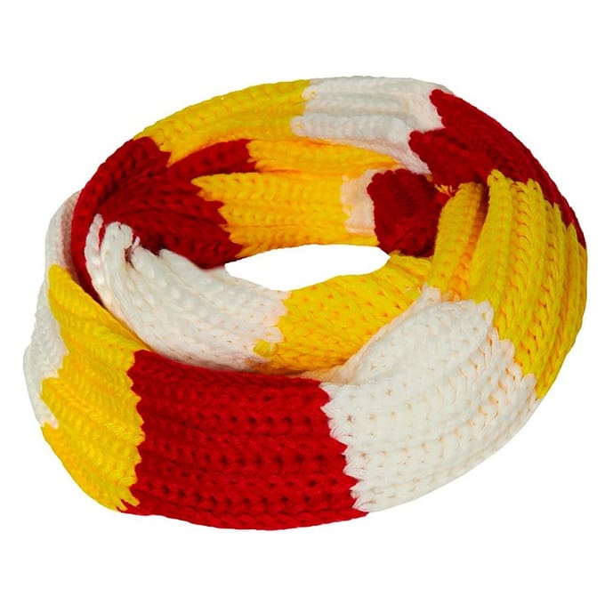 Oeteldonk Colsjaal - One size / Rood/wit/geel