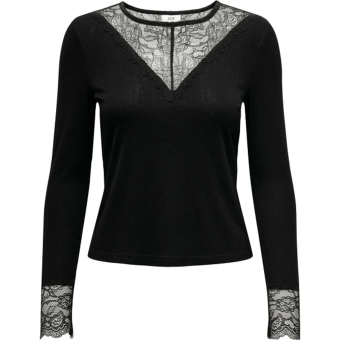 Jacqueline de Yong Roxy l/s lace top