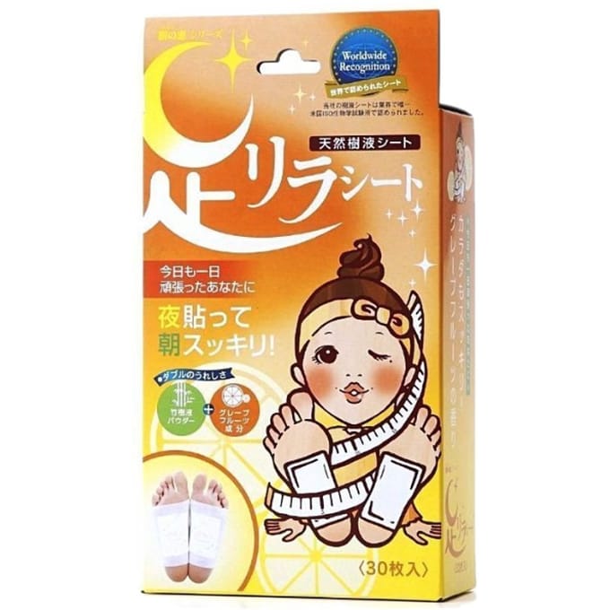Kinomegumi - Ashirira - Foot Relax Sheet Grapefruit - 30stukken