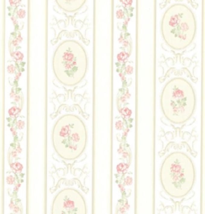 Engelse bloemen behang fd68746