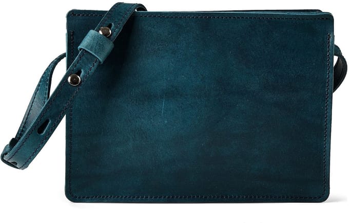 Harold's SAS Schoudertas Leer 23 cm - Dames - petrol-blau